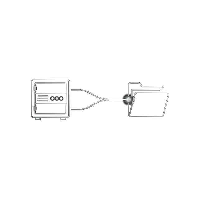 Diagram showing clean case data connectivity